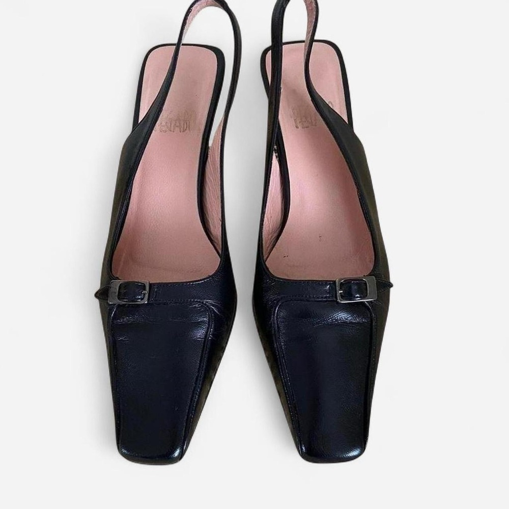Elegant Black Slingback Heels